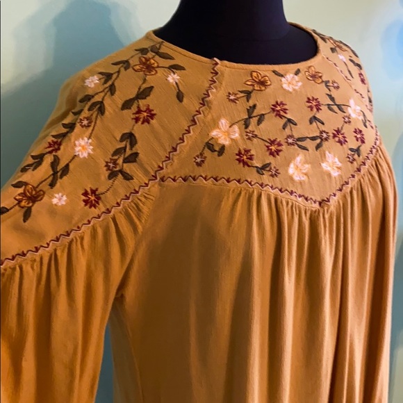 Serene Bohemian Tops - Embroidered Top